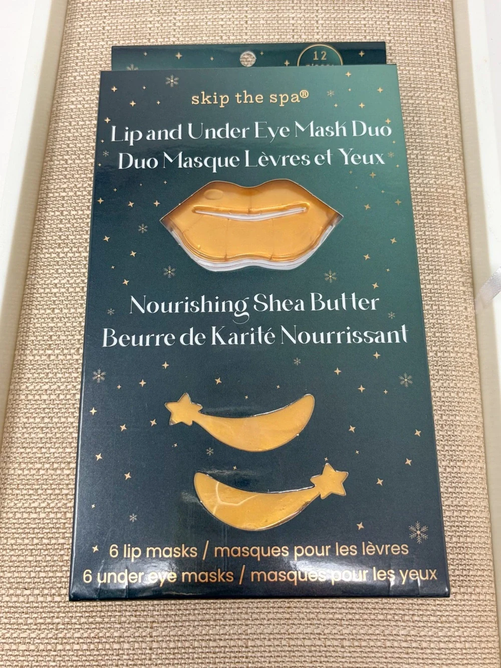 NEW Skip the Spa Undereye and Lip Mask Duo, Set of 6 each